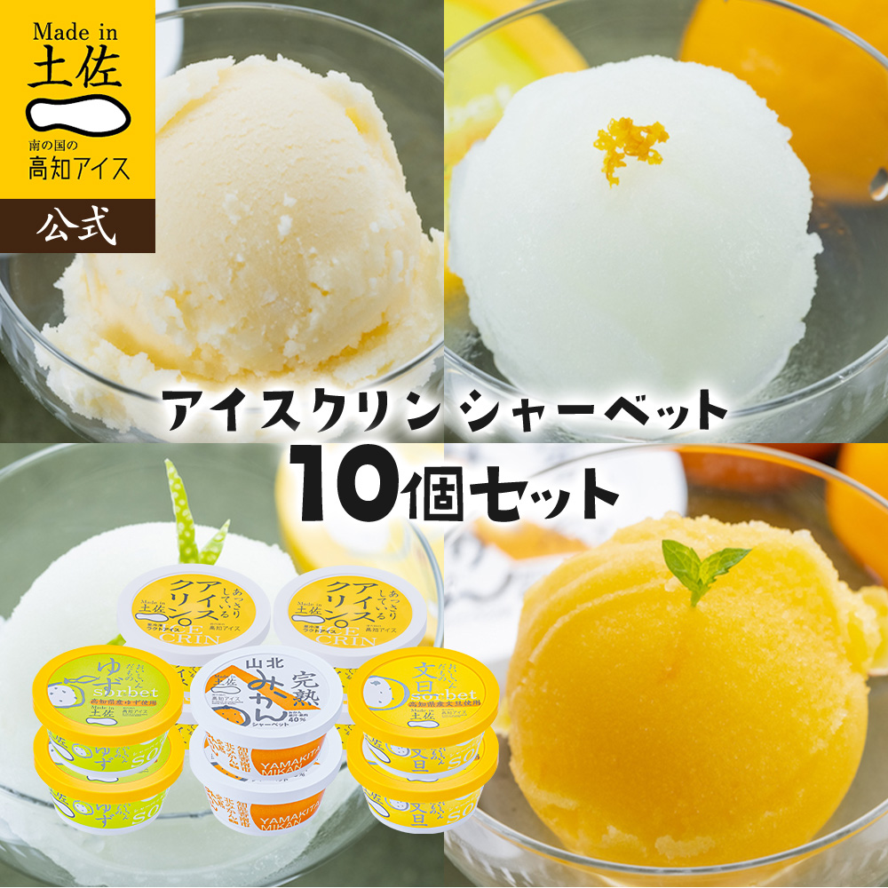 アイスクリンシャーベット10個セット